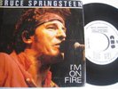 BRUCE SPRINGSTEEN I'M ON FIRE RARE SPAIN PROMO P/S 45
