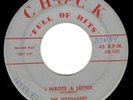 SERENADERS doo wop 45 on CHOCK “I Wrote a Letter” HEAR