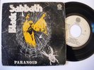 Black Sabbath PARANOID 7/45 3 track EP  Portugal  OZZY