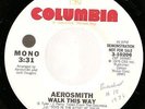 Aerosmith Walk This Way USA Promo 45 W/O PS Mono/Stereo