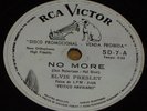 ELVIS PRESLEY 1961 No More RARE PROMO 10” 78 RPM BRAZIL