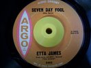 Northern Soul 45 ETTA JAMES Seven Day Fool Argo HEAR