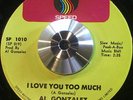 Al Gonzalez - I Love You Too Much - Latin Boogaloo 45