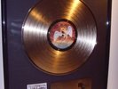 Led Zeppelin Physical goldene Schallplatte gold record