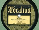 Vocalion 15068 TENNESSEE TOOTERS Milenberg Joys in E
