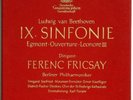 FRICSAY BEETHOVEN Symphony 9 DGG Stereo ED1 2LP NM-