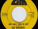 DEE EDWARDS Why Can't There Be Love RARE FUNK SOUL Hear