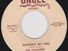 NORTHERN SOUL 45 RPM- THE CHASHERS on UNCLE RECORDS