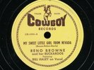 pc78-hillbilly-Cowboy 1701-Reno Browne/ BILL HALEY-RARE