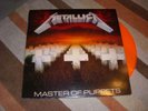 METALLICA Master of puppets orange LP vinyl