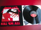 Metallica KILL EM ALL Elektra Records 1983 1st PRESSING
