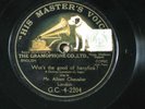 MUSIC HALL STAR ALBERT CHEVALIER 1911 S/S HMV RARITY