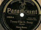 Henry Brown, 21st St Stomp Blues Paramount 12825 78 rpm