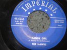 RARE DOO WOP 45 THE HAWKS ON IMPERIAL NICE HEAR BOTH