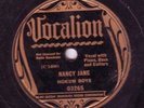 Hokum Boys - 78 rpm record - Nancy Jane - Vocalion