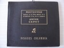 RARE SET 5 x 78 rpm COLUMBIA BEETHOVEN QUATUOR CAPET