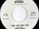 rare Soul 45 TOMMY RIDGLEY want some money baby Listen