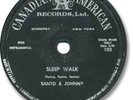 Rare 1959 SANTO & JOHNNY 78 RPM Record. Sleep Walk