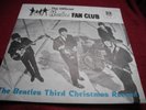 BEATLES 1965 3rd U.K.CHRISTMAS  FAN CLUB FLEXI DISC EX