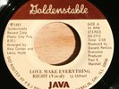 MODERN SOUL 45 JAVA Love make everything..GOLDENSTABLE