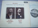 SXL 6321 BRAHMS Violin Sonatas Katchen / Suk WBg ED 1