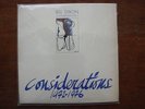 Bill Dixon 'Considerations 1' 1972 -1976