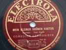 78rpm COMEDIAN HARMONISTS MEIN KLEINER GRUNER KAKTUS