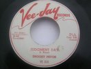 SNOOKY PRYOR Judgment Day, Vee Jay 215, promo Blues 45