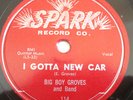 BIG BOY GROVES & BAND 78-I GOTTA NEW CAR /MIDNIGHT SPEC
