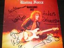 YNGWIE MALMSTEEN RISING FORCE LP FULLY SIGNED RARE