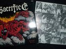 SACRIFICE Torment in Fire LP '86 ORG PRESS DEATH MANTAS