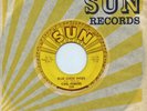 Rare Rockabilly 45- Carl Perkins- Blue Suede Shoes -Sun