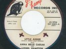 NORTHERN -- ANNA BELLE CAESAR LITTLE ANNIE {GLAD HAMP}