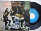 BEATLES 7'' PS A Hard Days Night Italy QMSP 16363 rare