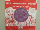ELVIS PRESLEY, ALL SHOOK UP 45. UK PURPLE HMV PRESS