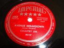 BLUES - COUNTRY JIM- IMPERIAL 78 RPM RECORDS- LISTEN