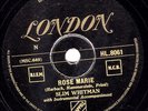 UK #1 1955 SLIM WHITMAN 78 ROSE MARIE LON GOLD HL8061 E