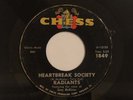 Northern Soul 45 RADIANTS Heartbreak Society on Chess