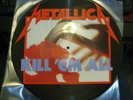 METALLICA kill' em all  RARE  PICTURE  DISC-EX+