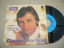 45 T CLAUDE FRANCOIS SOUVENIR  BELGIQUE