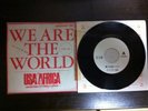 MICHAEL JACKSON, BOB DYLAN...WE ARE THE WORLD  RARE PROMO ONLY '85  7