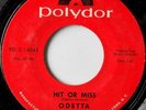 rare Soul Funk 45 ODETTA hit or miss POLYDOR Listen