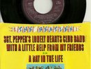 RARE BEATLES PICTURE SLEEVE 45 Sgt. Pepper's Lonely Hea