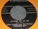 Eddie Alford And The Virginia Mountain Boys Blue Grass 