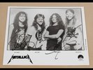 Metallica Signed by band Elektra promo photo And Justic