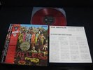 Beatles Sgt. Peppers Japan Red Wax Vinyl MONO LP 1986 Red Wide OBI Sergent Sgt