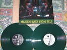Iron Maiden Live double 2 LP Picture disc Green Vinyl 1