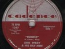 78 RPM Link Wray Cadence 1347 in E-
