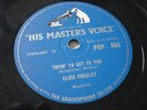 ELVIS PRESLEY -TRYIN TO GET TO YOU - UK HMV - POP 408 -