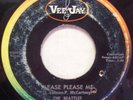 BEATLES PLEASE PLEASE ME VJ 498 OVAL LOGO BEATTLES 1963